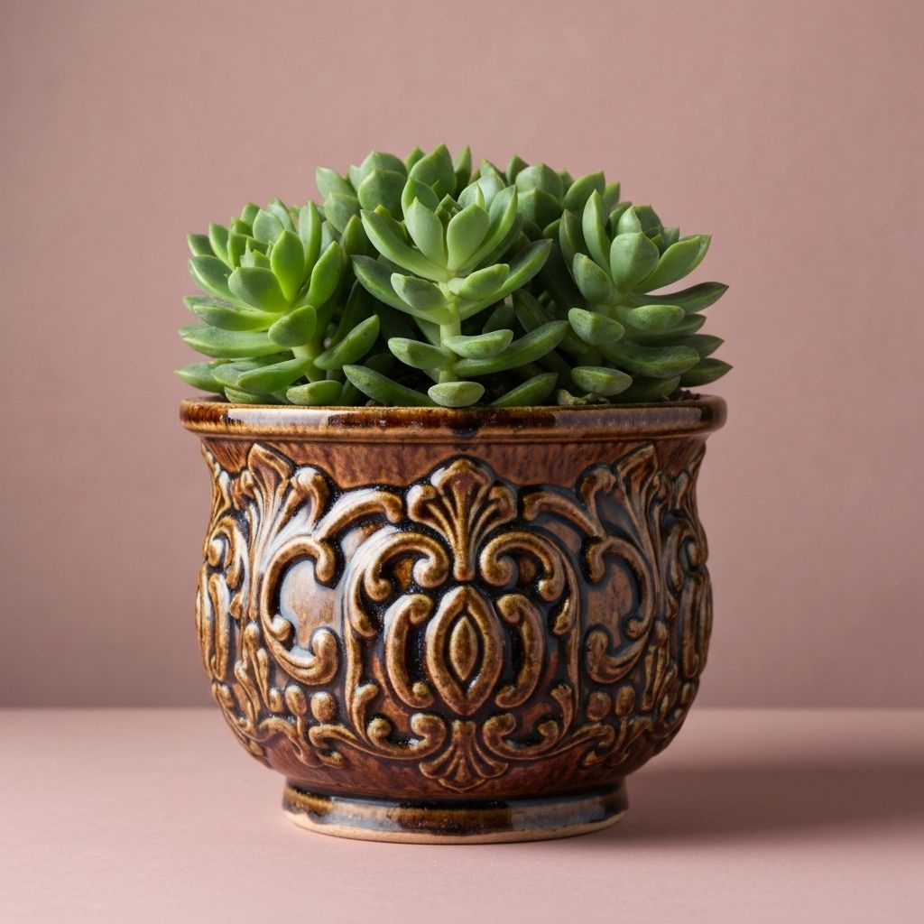 세라믹 화분 세트 / 3종 구성