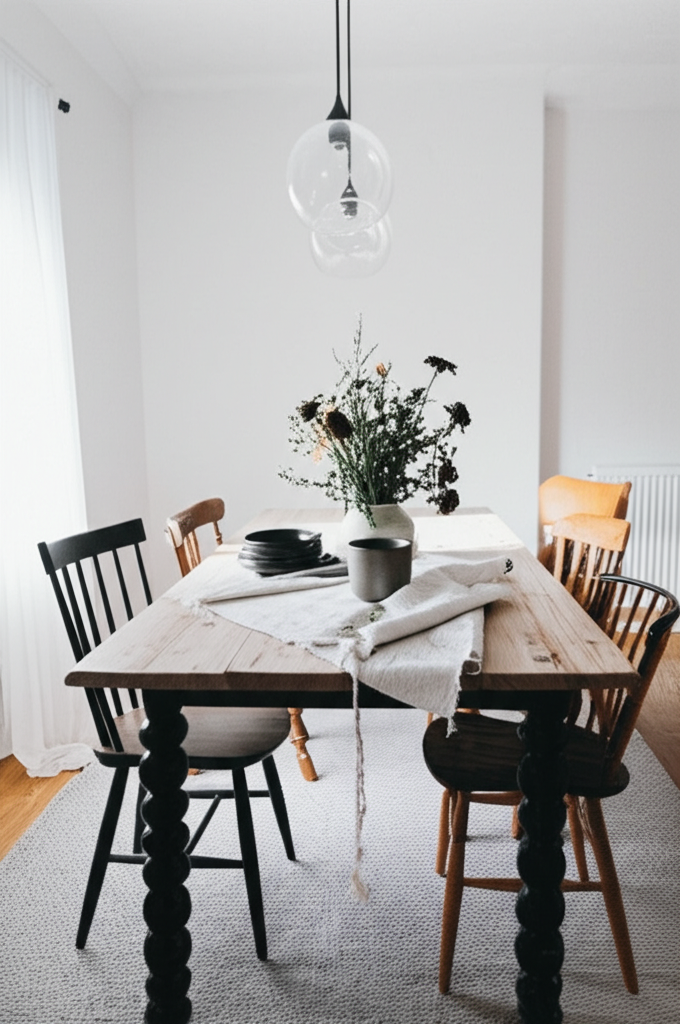 원목 식탁 4인용 / 북유럽 스타일